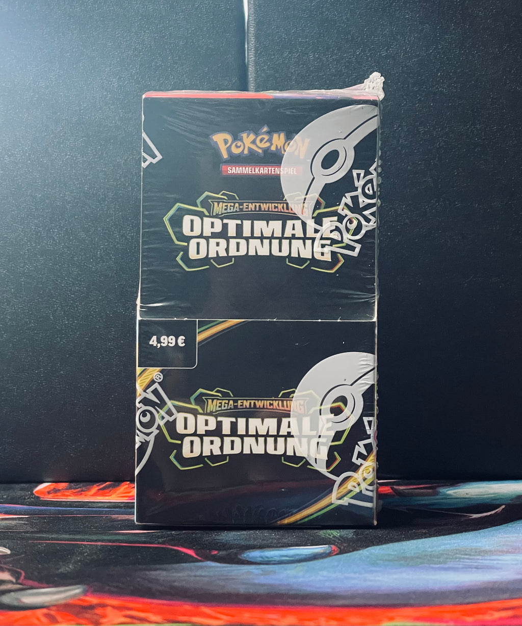 Pokémon Optimale Ordnung Display | 18 Booster | Deutsch | Neu & OVP