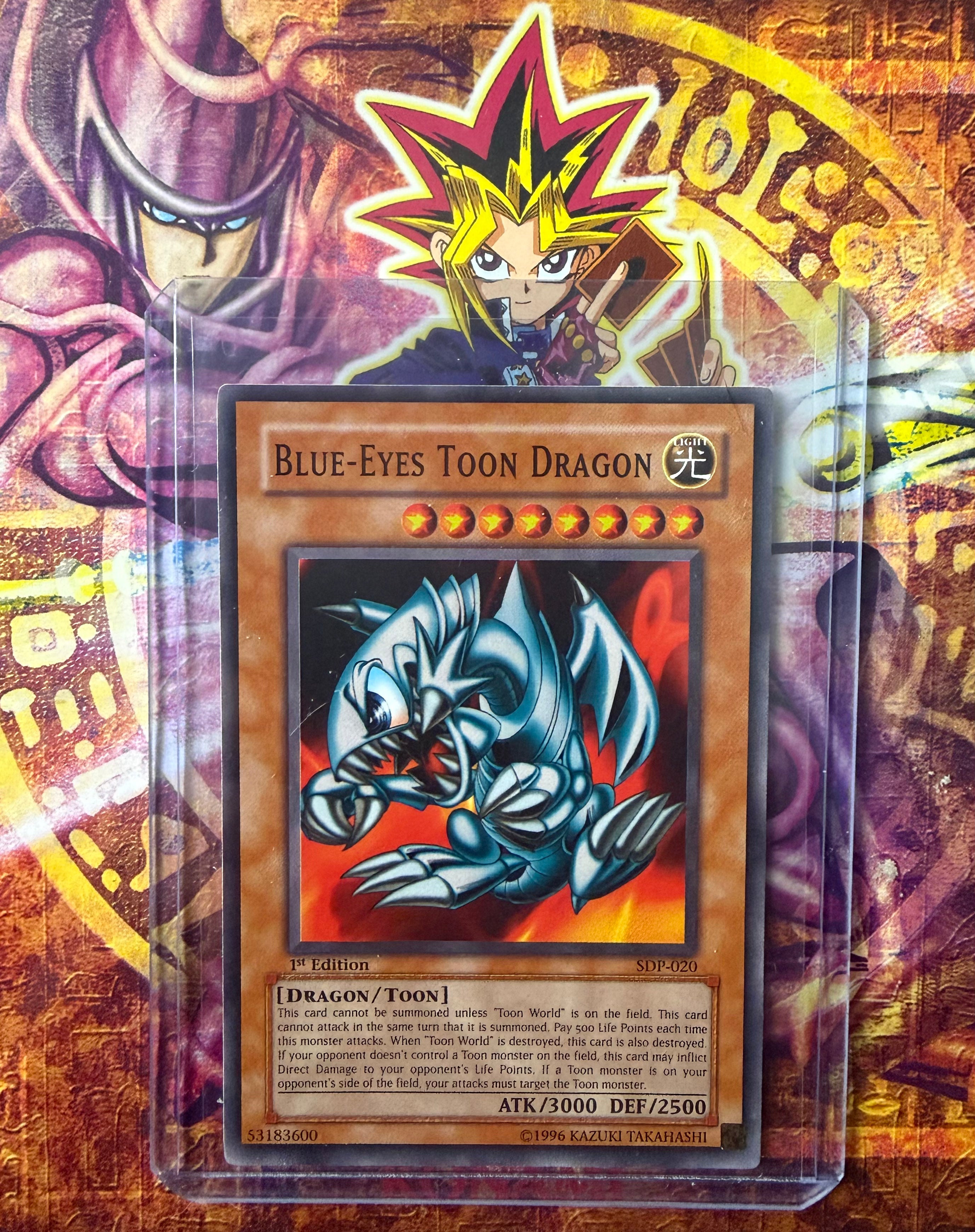 Blue-Eyes Toon Dragon SDP-020 1st Edition NM Englisch Starter Deck Pegasus Yu-Gi-Oh!