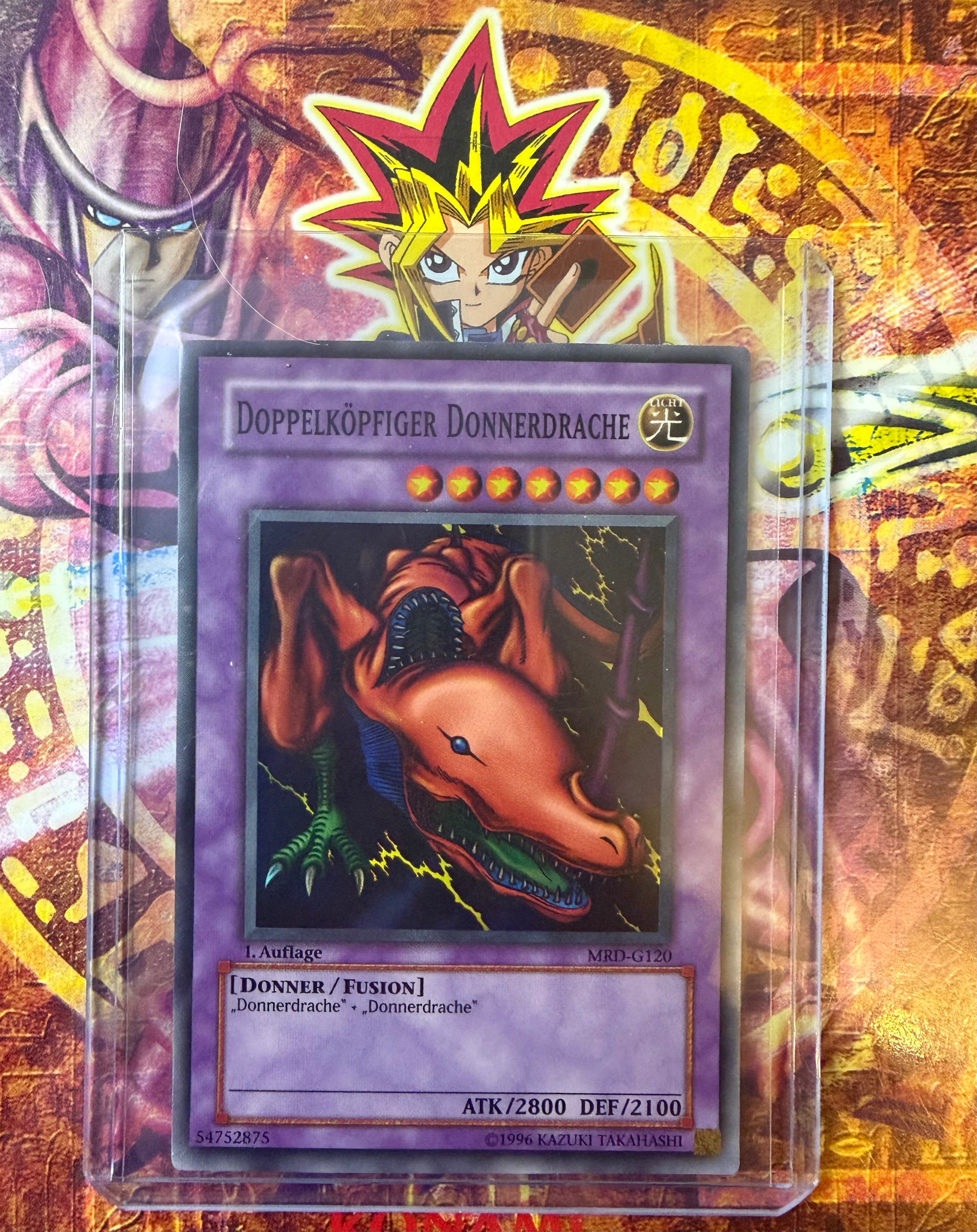 Doppelköpfiger Donnerdrache MRD-G120 1. Edition NM Deutsch Yu-Gi-Oh!