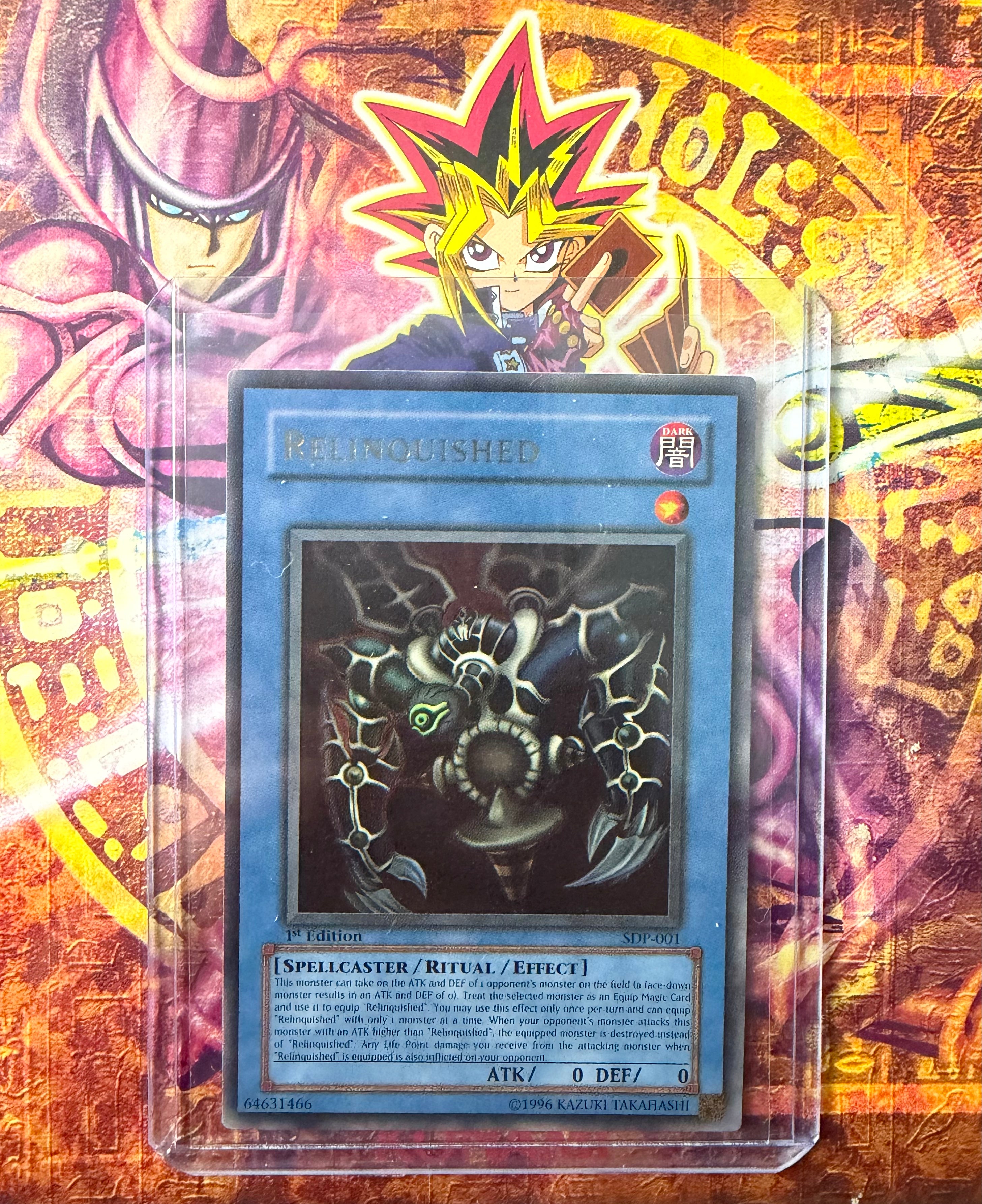 Relinquished SDP-001 1st Edition NM Englisch Starter Deck Pegasus Yu-Gi-Oh!