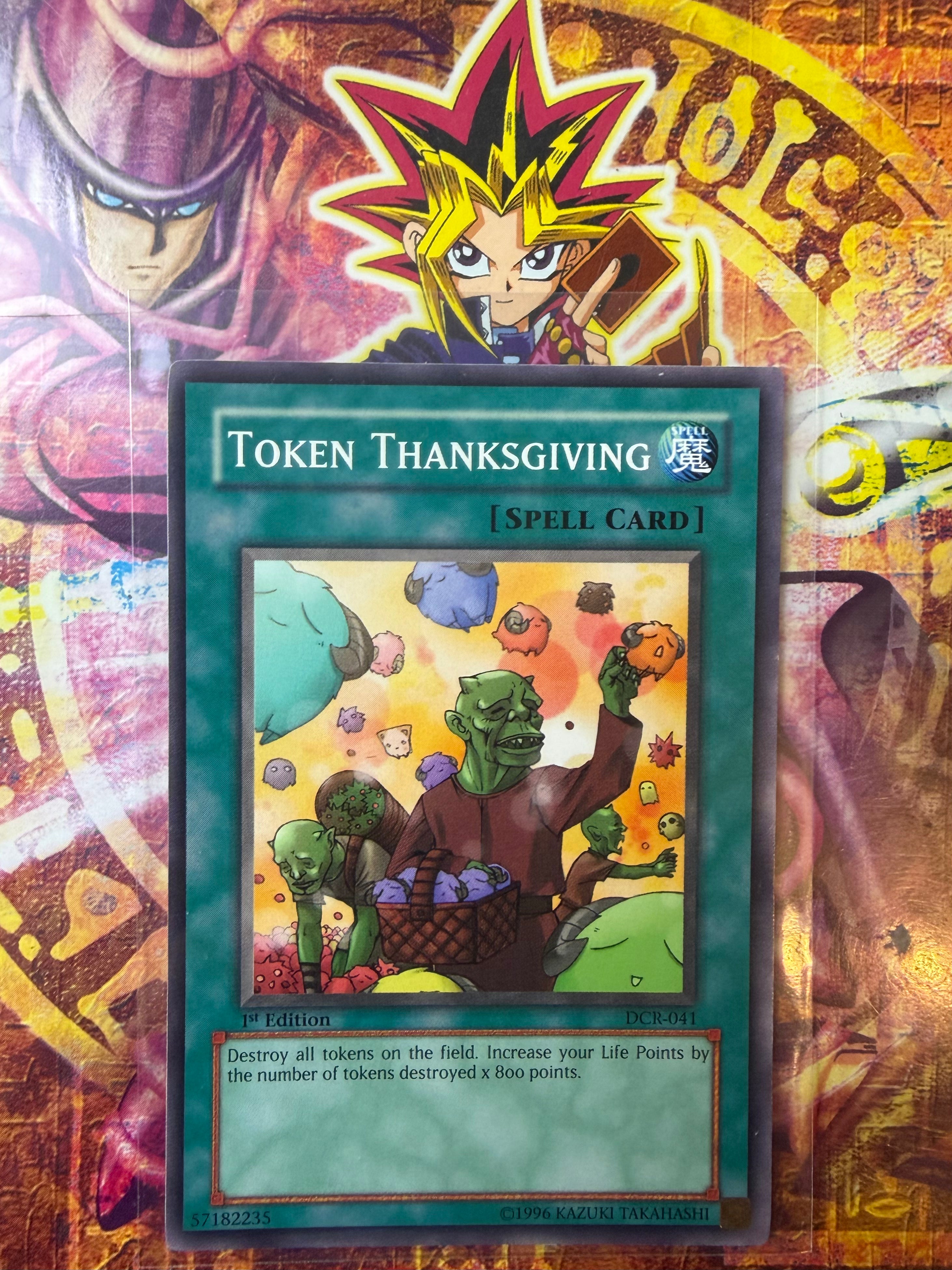 Token Thanksgiving DCR-041 1st Edition NM Englisch Dark Crisis Yu-Gi-Oh!