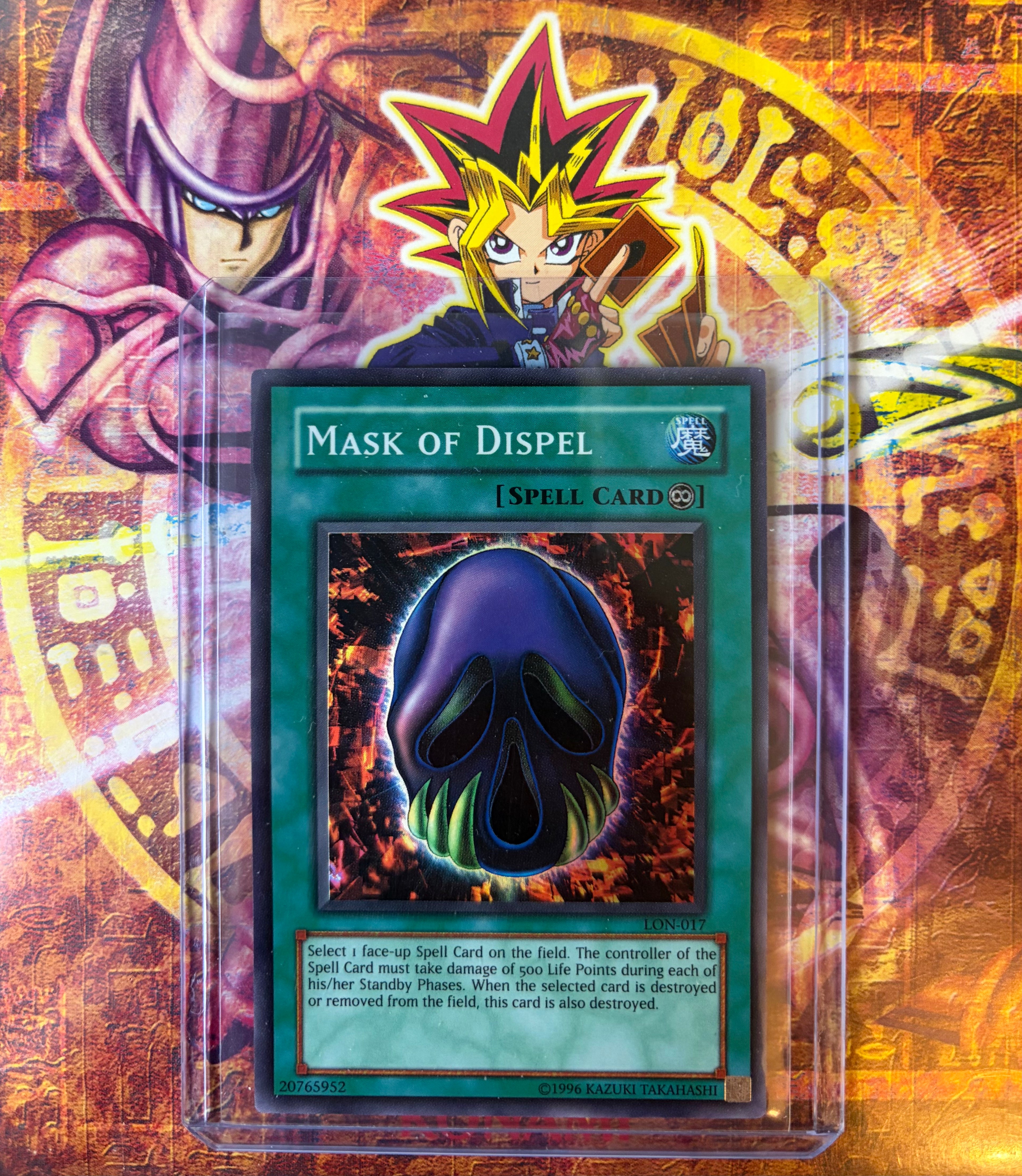 Mask of Dispel LON-017 Labyrinth of Nightmare NM Englisch Yu-Gi-Oh!