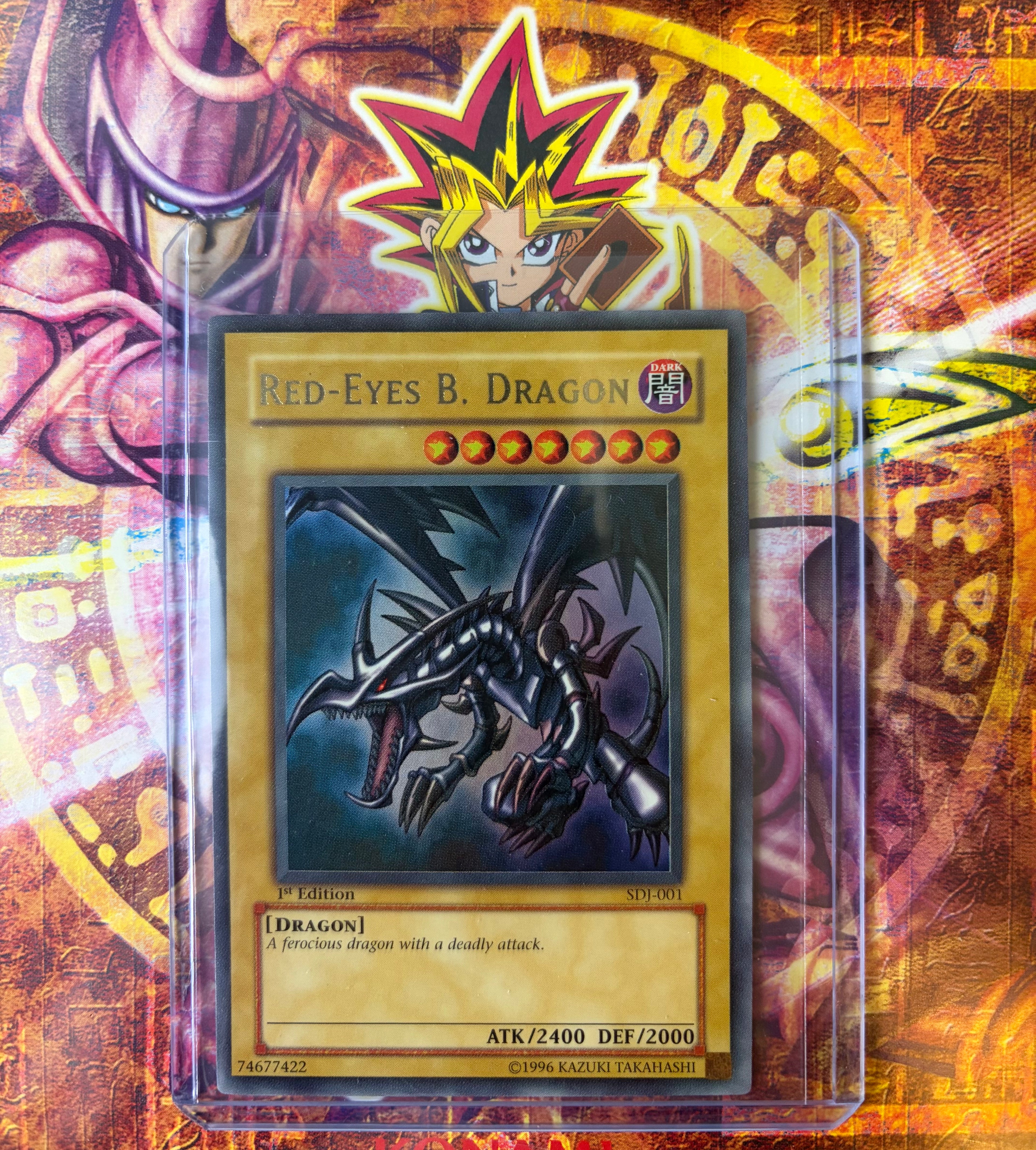 Red-Eyes B. Dragon SDJ-001 1st Edition NM Englisch Yu-Gi-Oh!
